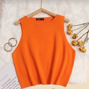 Orange Tank Top